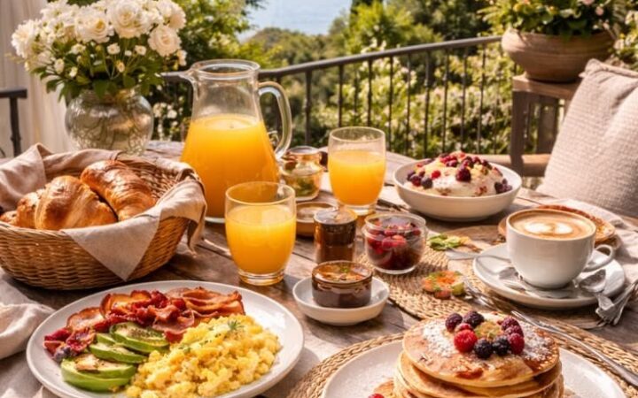 sunlit garden brunch tart