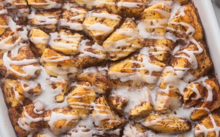 easy cinnamon roll casserole