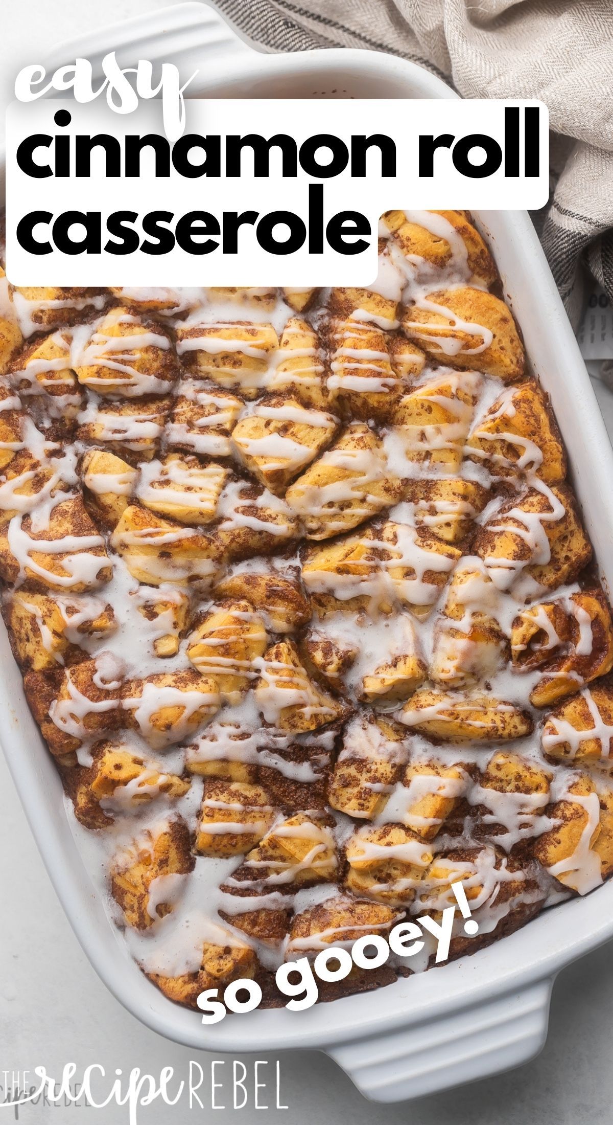 Easy Cinnamon Roll Casserole