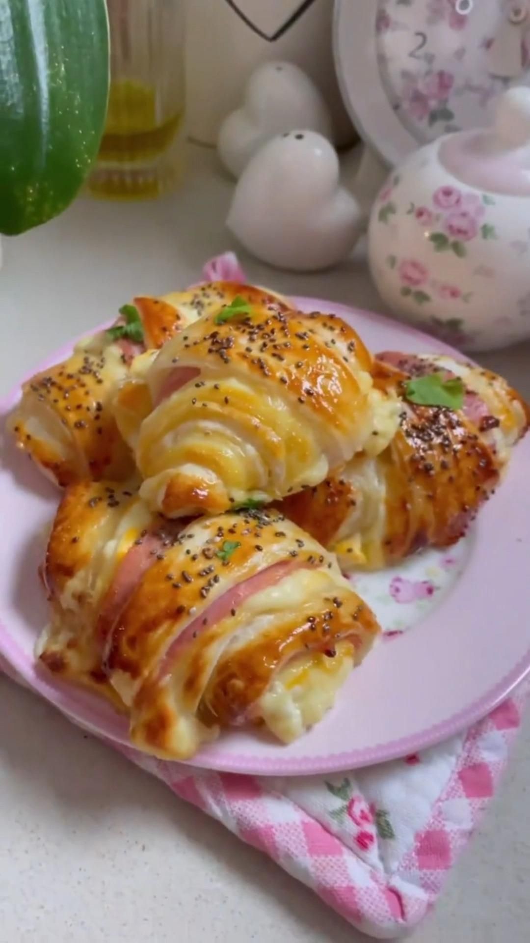 Croissant Breakfast Casserole