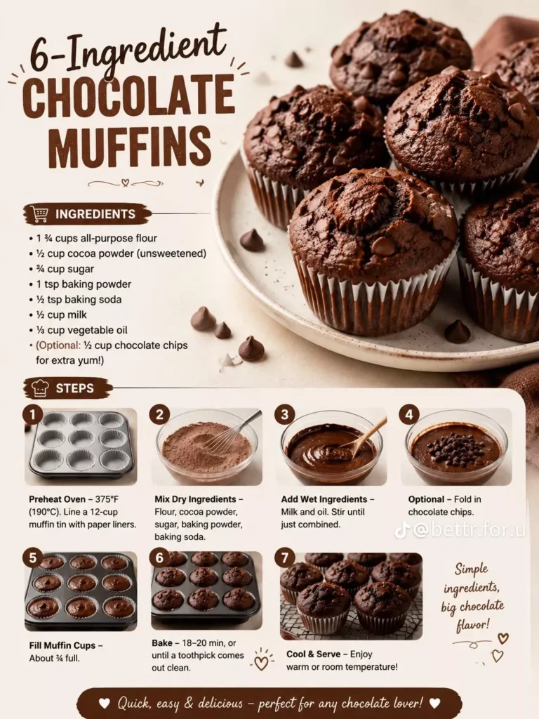 chocolate muffins recipe