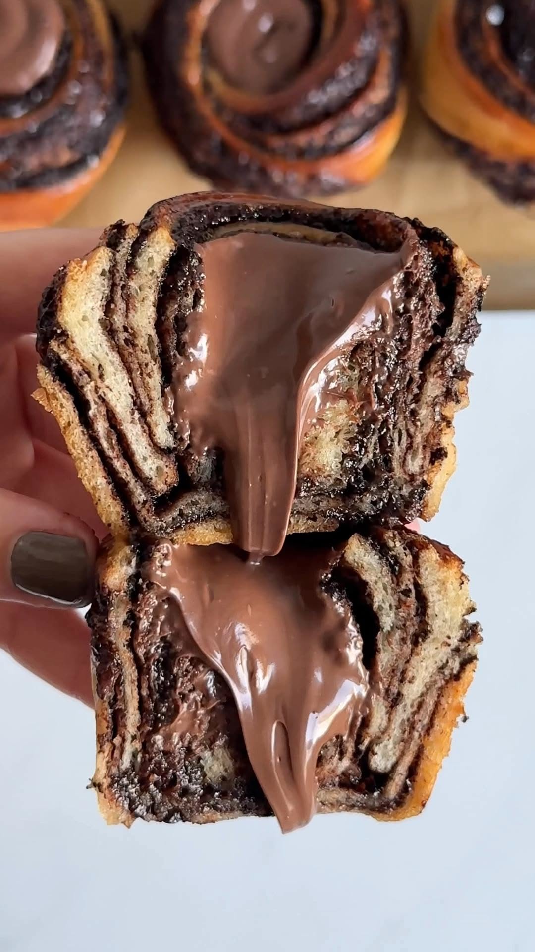 Babka Nutella Muffins