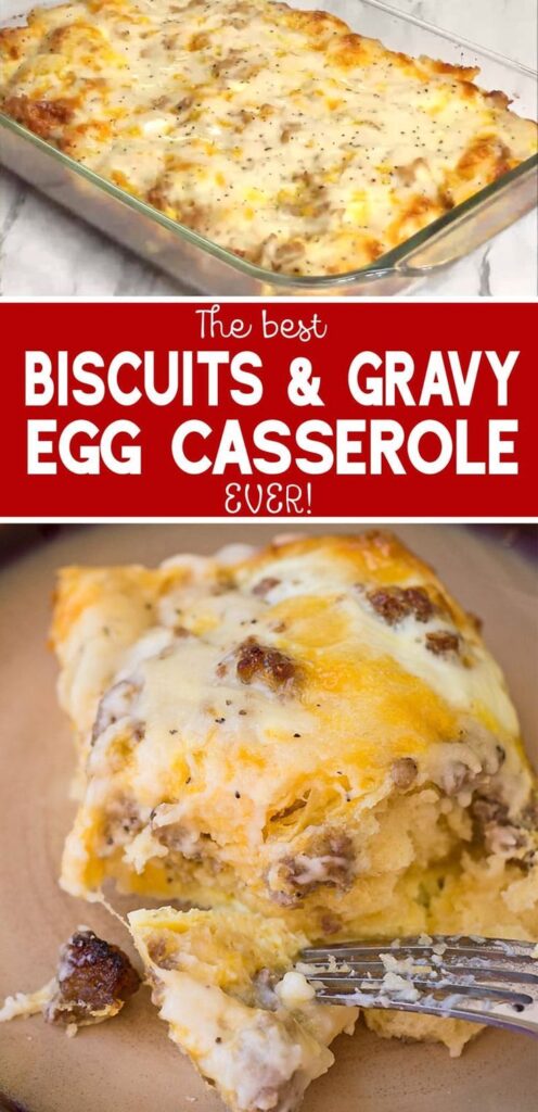 biscuits and gravy casserole