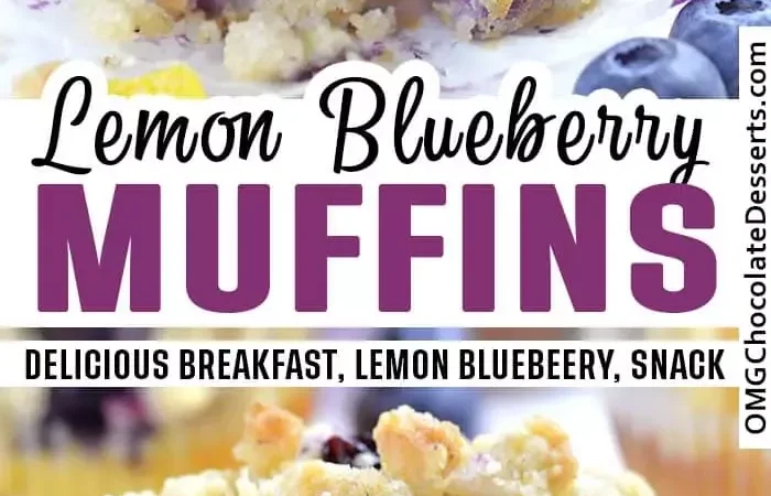 lemon blueberry muffins with crumb topping