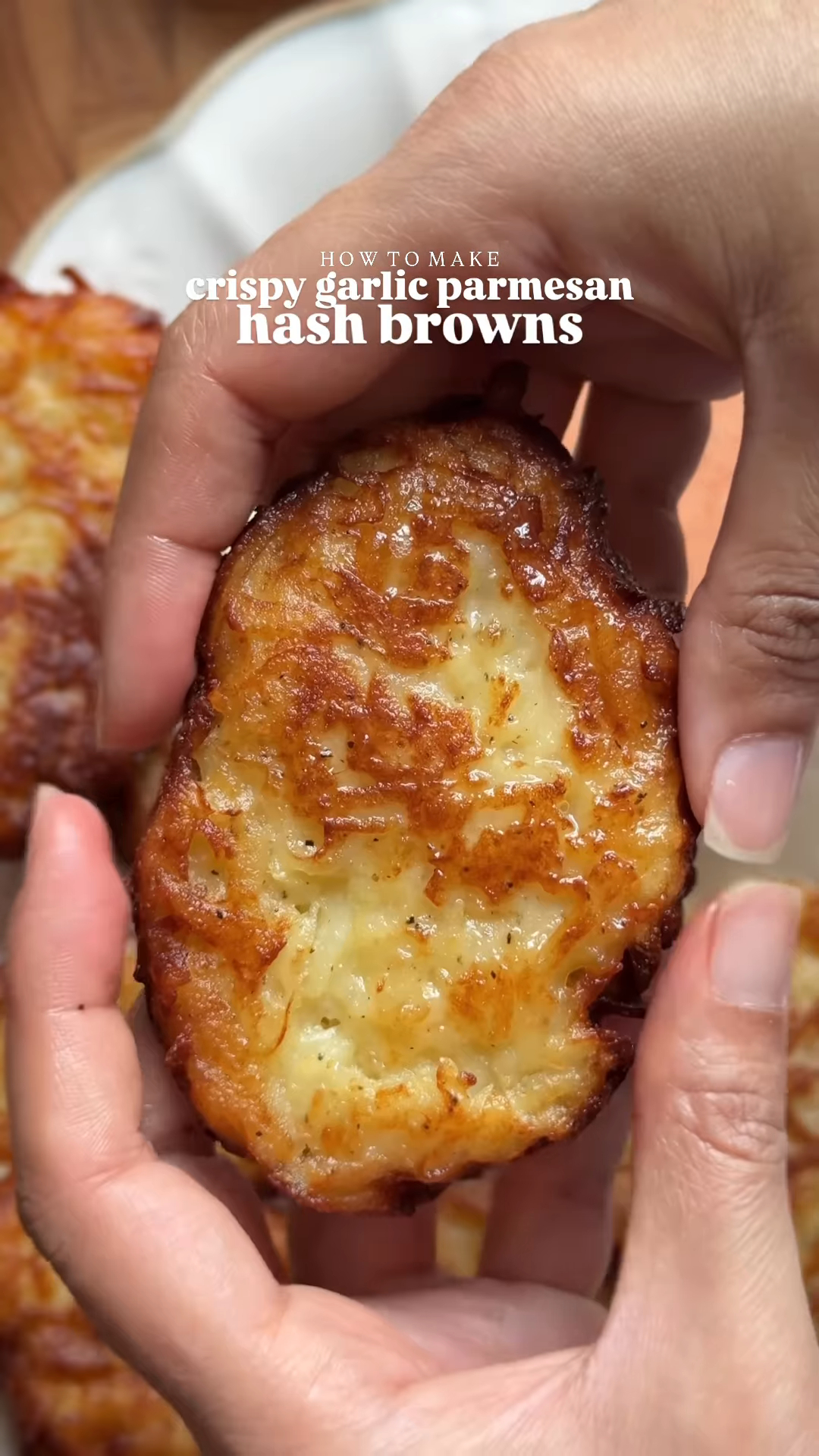 Garlic Parmesan Hashbrowns