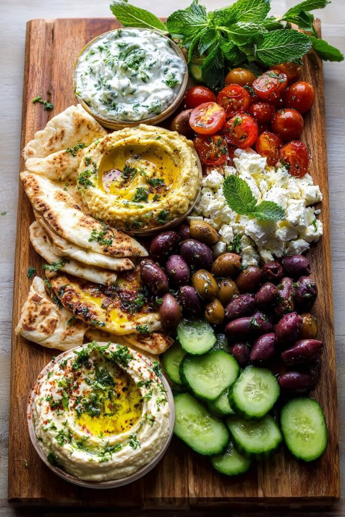 mediterranean brunch board