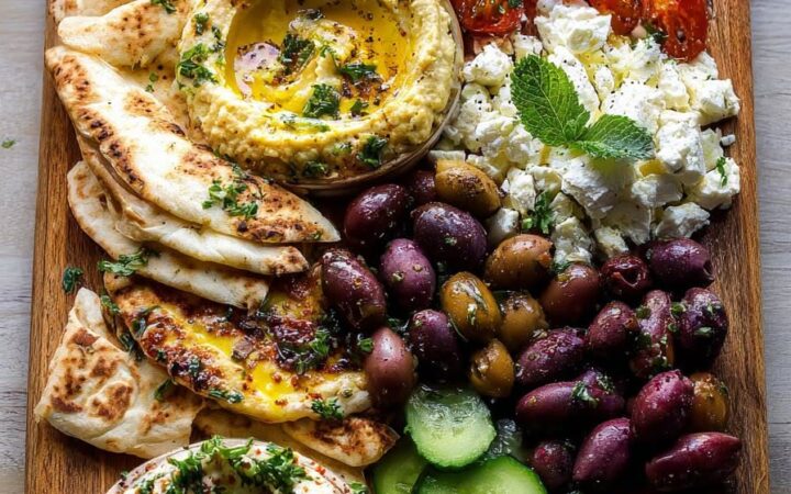 mediterranean brunch board