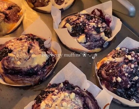 blueberry crumble muffins recipe