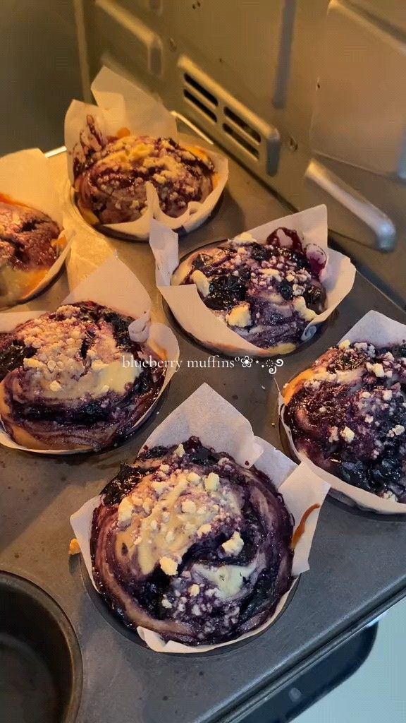blueberry crumble muffins recipe