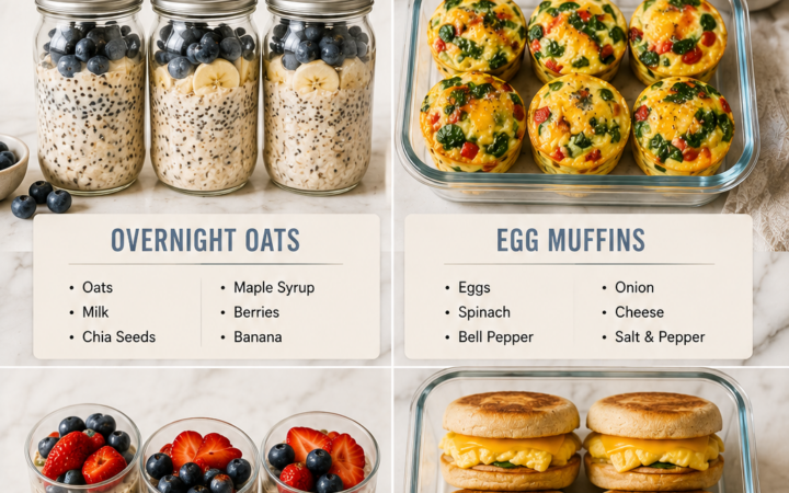 make ahead breakfast ideas