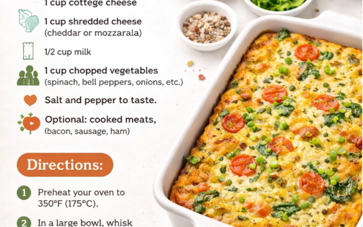 cottage cheese egg bake casserole
