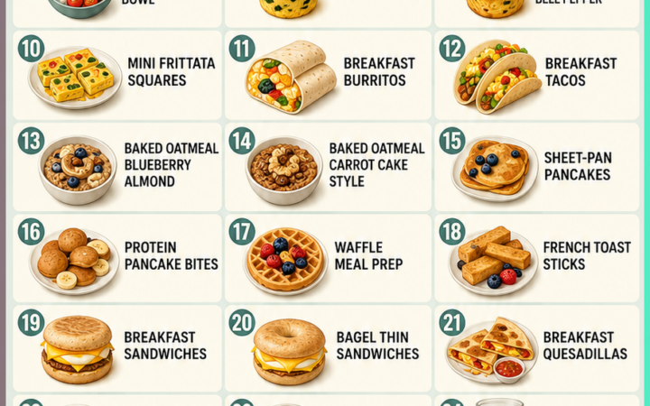 breakfast meal prep ideas