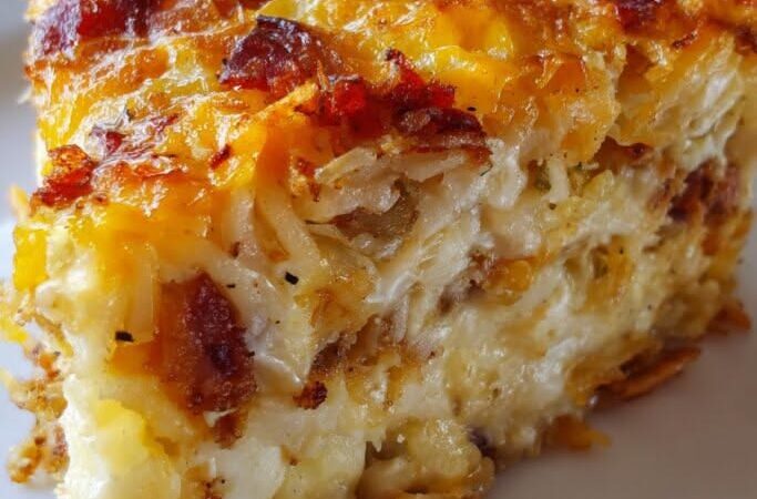 creamy breakfast hashbrown casserole