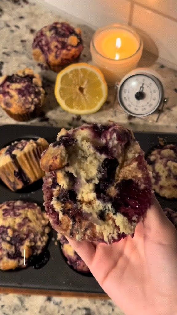 easy blueberry muffins recipe