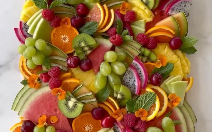 summer fruit board appetizer