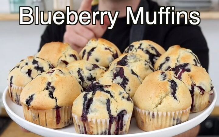 easy blueberry muffins 30 minutes