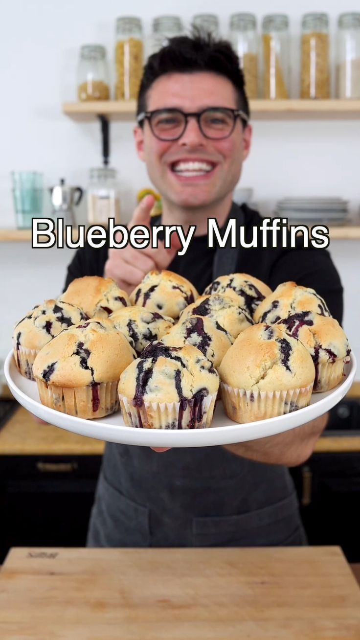 Blueberry Muffins in 30 Minutes