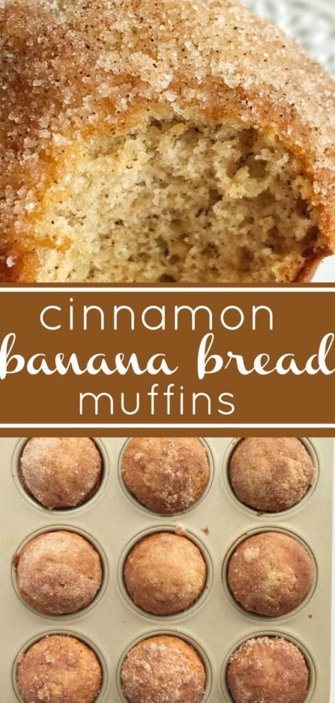 cinnamon banana bread muffins
