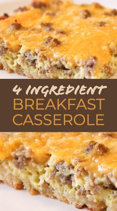 cheesy sausage breakfast casserole