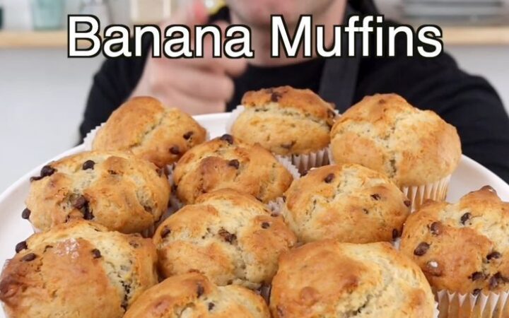 banana bread muffins