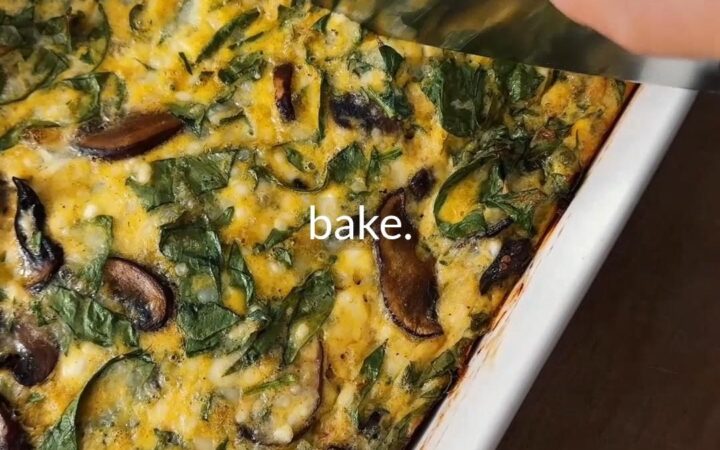 cottage cheese egg bake