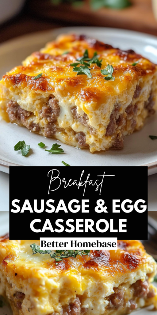 easy sausage and egg casserole