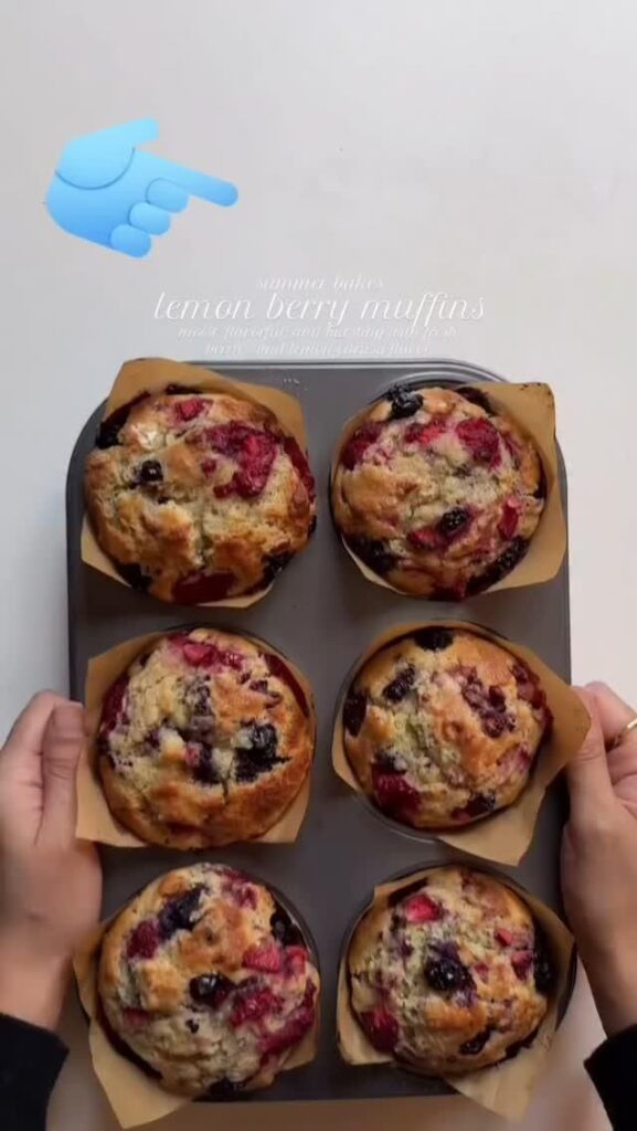 lemon berry muffins
