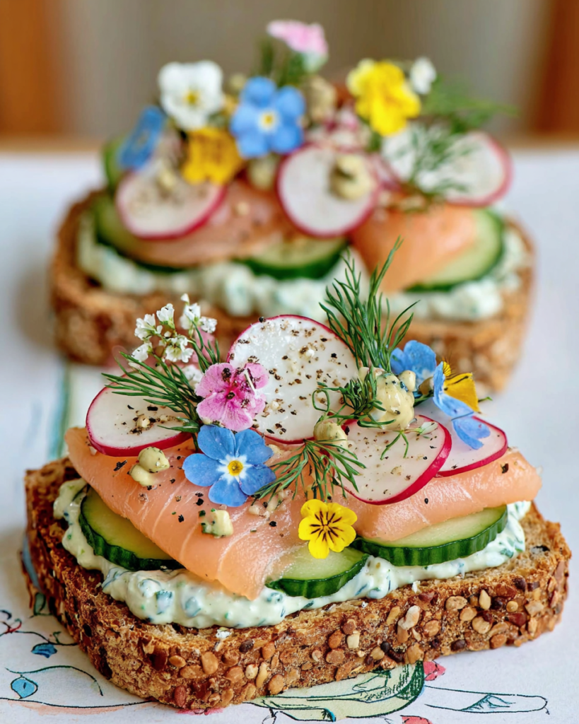 salmon toast recipe