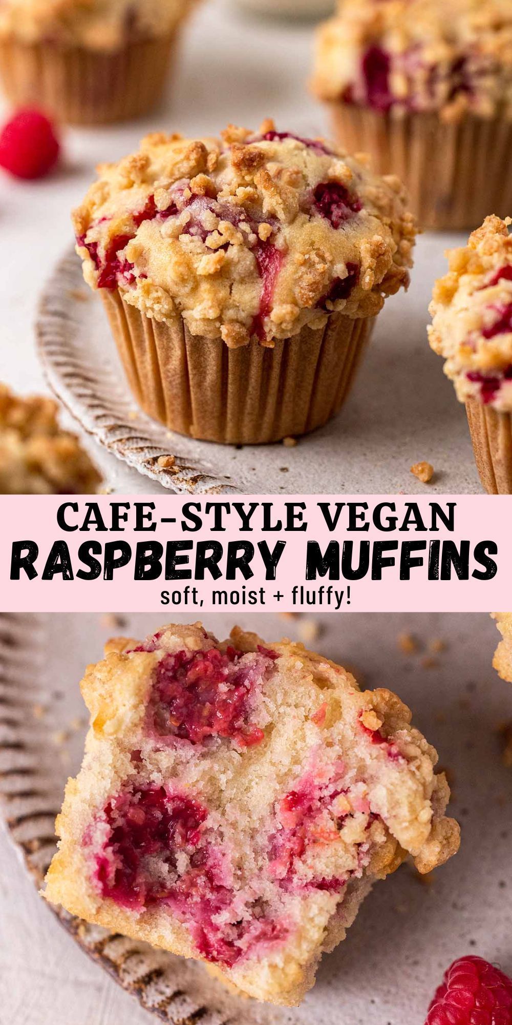 Vegan Raspberry Muffins