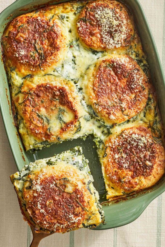 spinach florentine breakfast casserole
