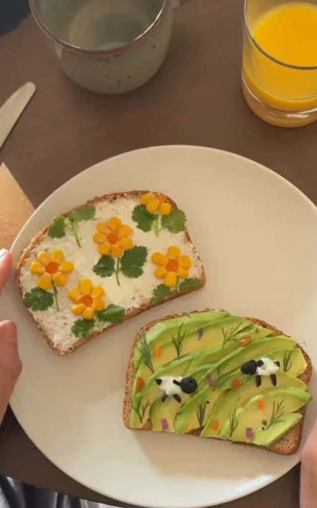 aesthetic breakfast board