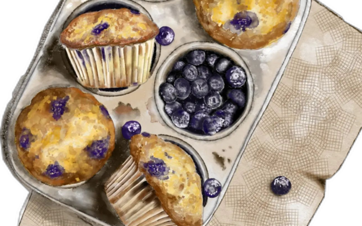 easy blueberry muffins recipe