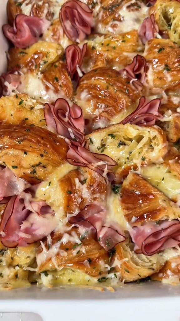 croissant breakfast casserole