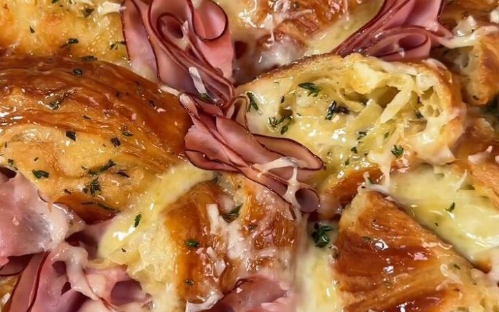 croissant breakfast casserole