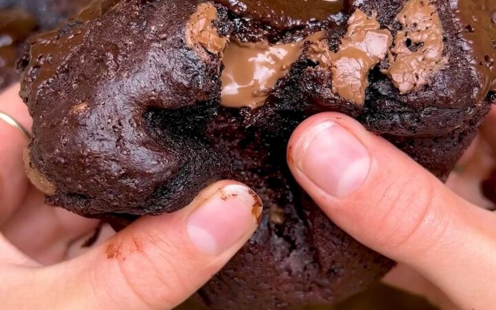 olympic village double chocolate muffins
