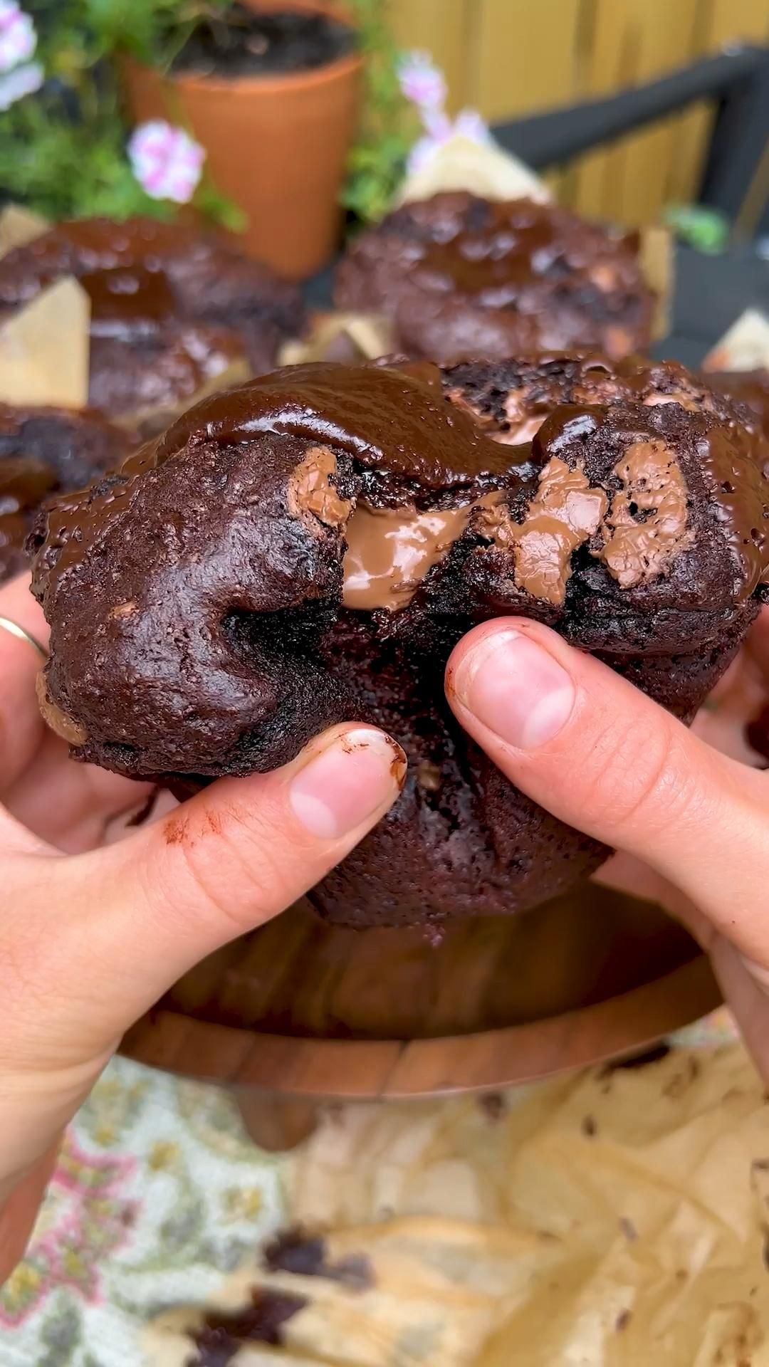 Olympic Village Double Chocolate Muffins