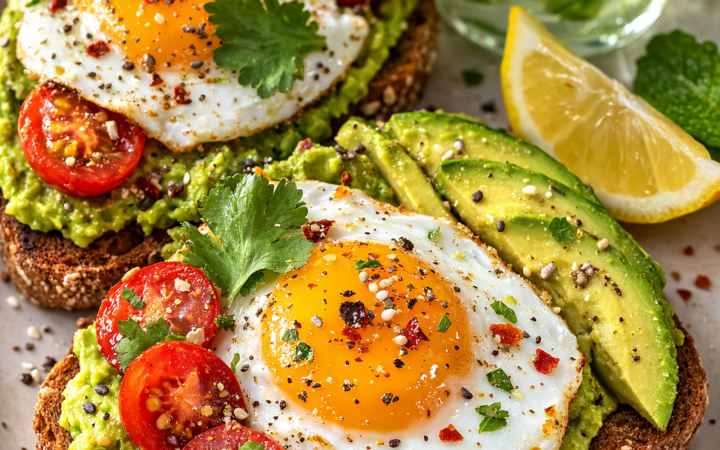 avocado toast with egg