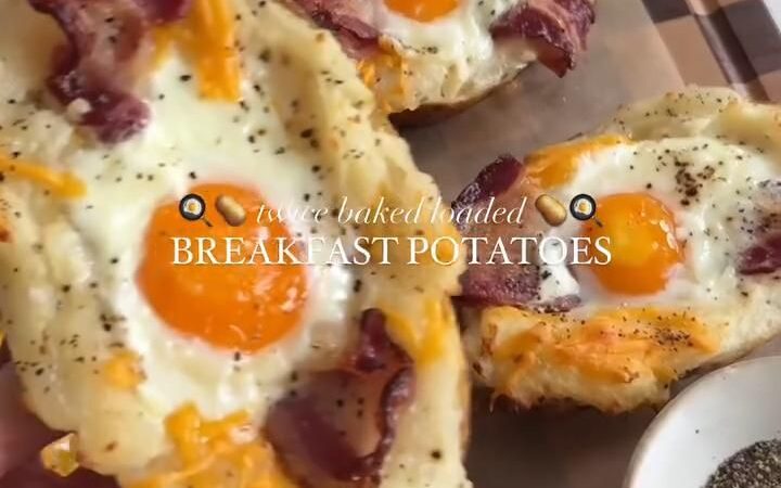 twice baked breakfast potatoes