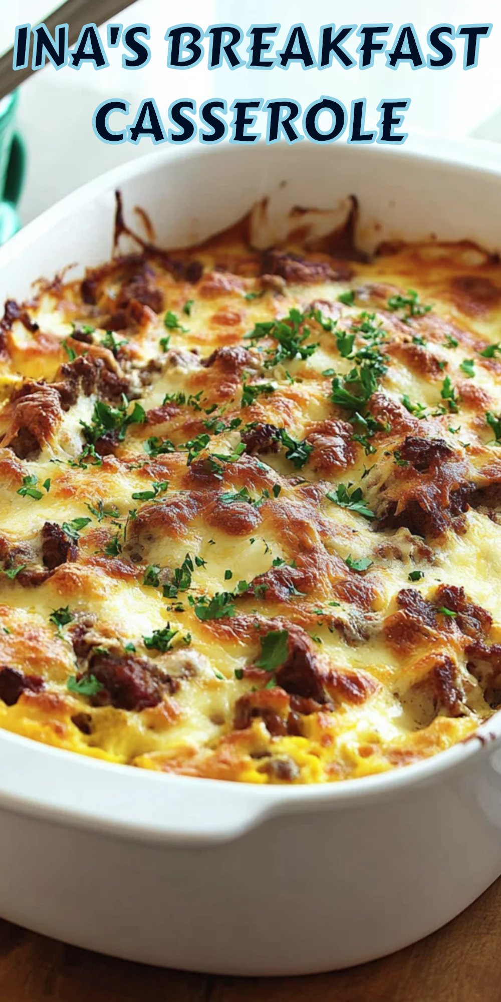 Make Ina Garten's Easiest EVER Overnight Breakfast Casserole!