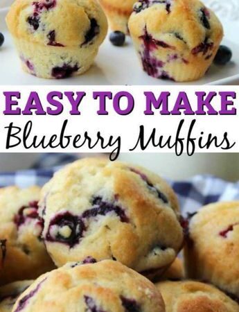 homemade blueberry muffins