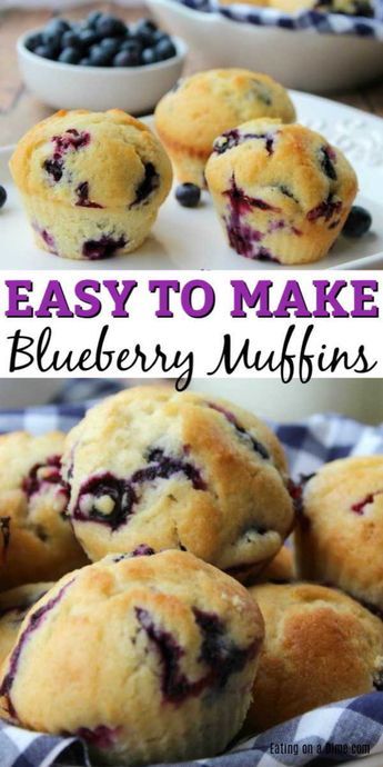 homemade blueberry muffins