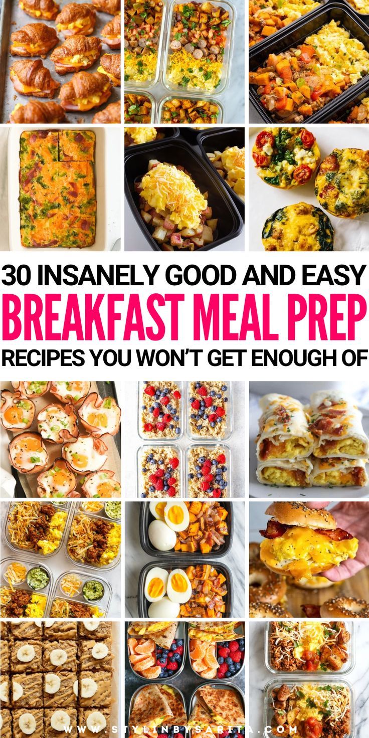 30 Insanely Good And Easy Breakfast Meal Prep Recipes You Won't Get Enough Of