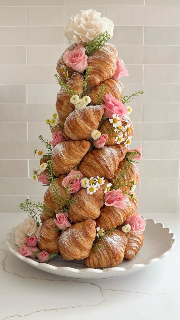 croissant tower recipe