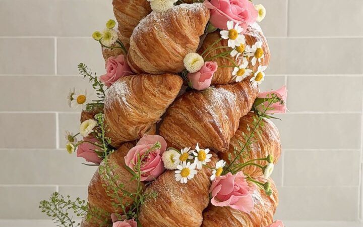 croissant tower recipe