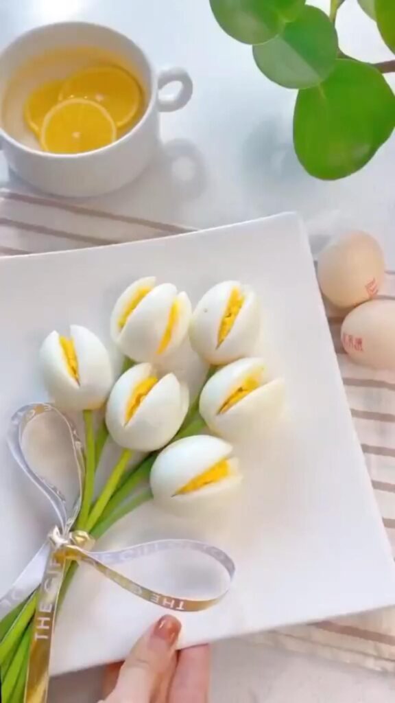 egg flower breakfast recipe