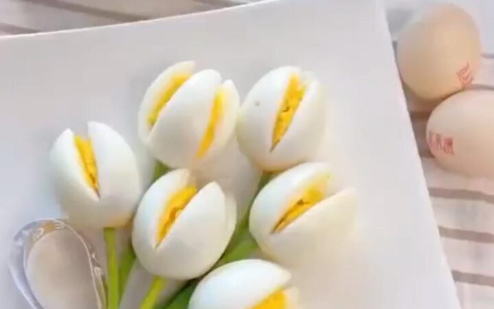 egg flower breakfast recipe