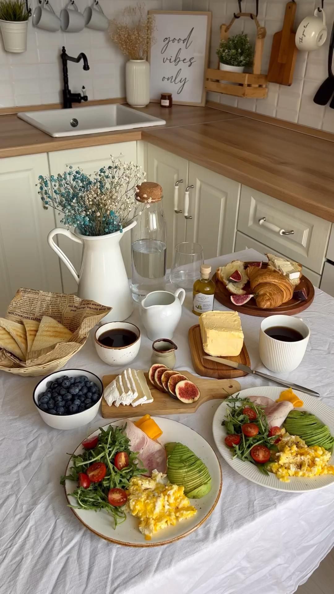 White Table Brunch Spread