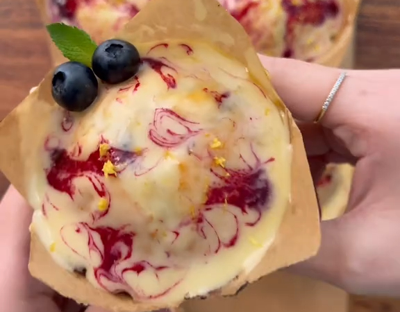 lemon blueberry muffins