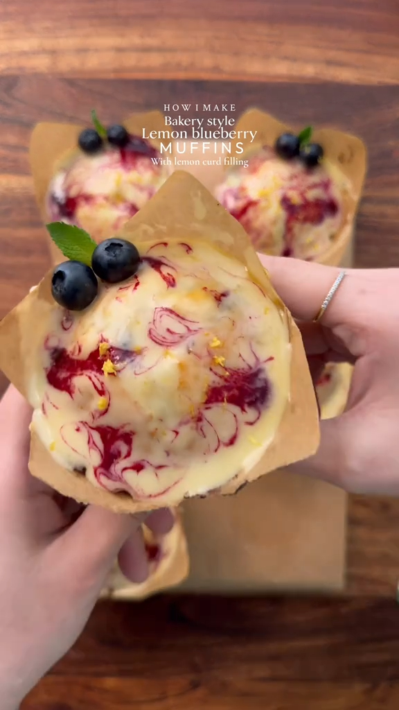 lemon blueberry muffins